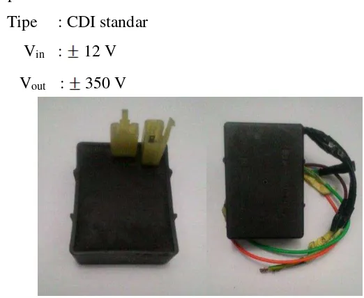 Gambar 3.3. CDI  ( Capacitor Discharge Ignition ) 