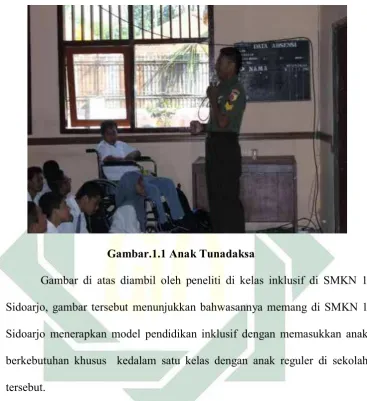 Gambar.1.1 Anak Tunadaksa 