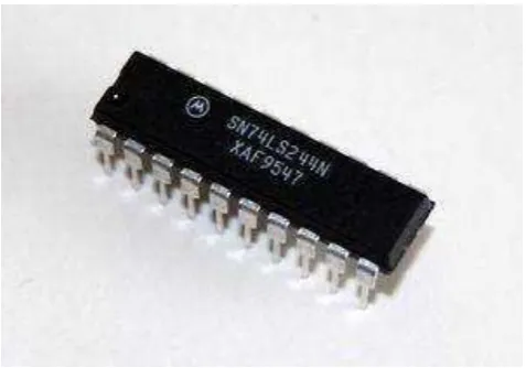 gambar 2.6 merupakan contoh IC 74LS244N. 