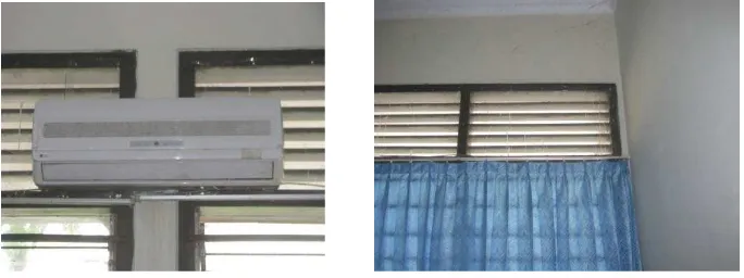 Gambar 3. Letak AC (Air Conditioner) dan Ventilasi di Laboratorium 