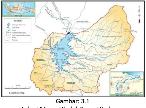 Gambar:  Lokasi Muara3.1  Waduk Sungai Keduang. 