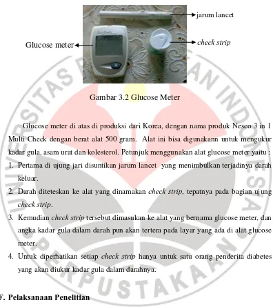 Gambar 3.2 Glucose Meter 