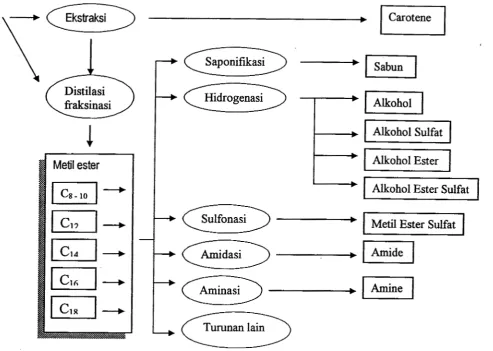 Gambar 2. Diagram hasil minyak beserta turunannya (Miyawaki, 1998) 