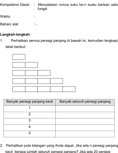tabel berikut: 