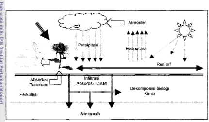 Gambar 2. Dinamika Pestisida di Lingkungan (Larson,1997) 