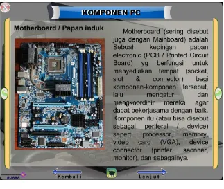 Tampilan Komponen PC Gambar 4.2 Macromedia Flash 