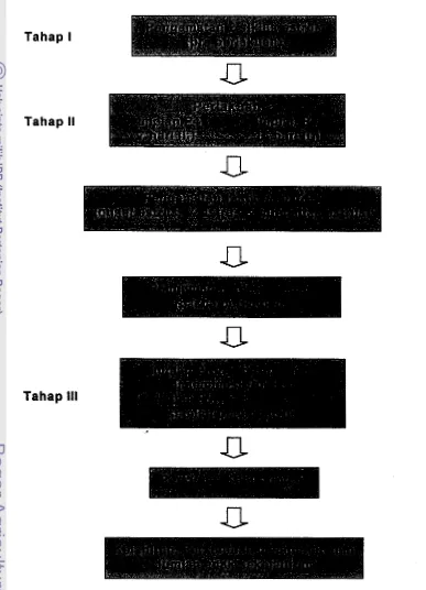 Gambar I. Bagan prosedur kerja pada percobaan tahap I, II & 111 