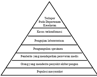 Gambar 1. Piramida beban penyakit akibat pangan 