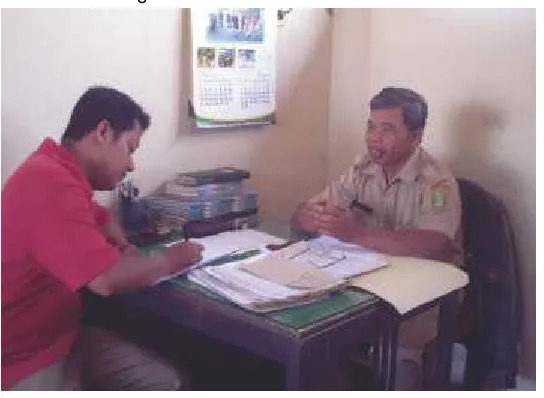 Gambar 10. Interview Dengan Lurah Pasar Bantul 