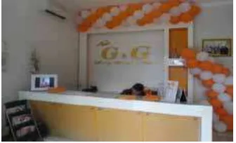 Gambar 2.5. Ruang Resepsionis G & G Beauty Centre and Clinic  