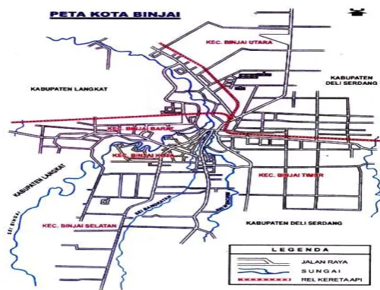 Gambar 4.1. Peta Kota Binjai 