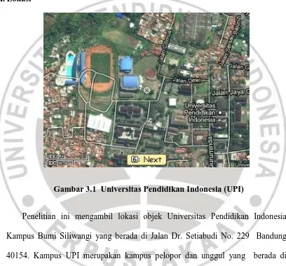 Gambar 3.1  Universitas Pendidikan Indonesia (UPI) 