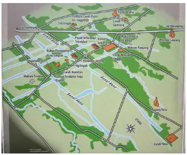 Gambar. 3.2 Peta Wilayah Kecamatan Trowulan 