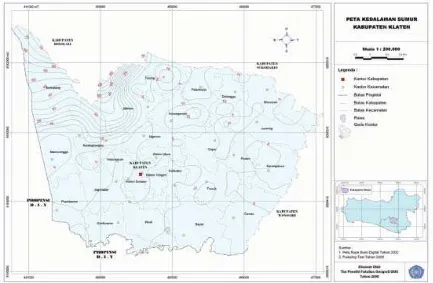 Tabel 2. Tabel Gradien Hidrolik Air Tanah Bebas pada BentuklahanDataran Fluviah Bawah Volkan Dan Kaki Volkan