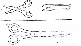 Gambar 2.5 Macam-macam Penggaris (Wasia Roesbani, 2001 : 6) 