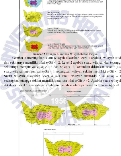 Gambar 7 Petunjuk Klasifikasi Wilayah Rawan Pangan 