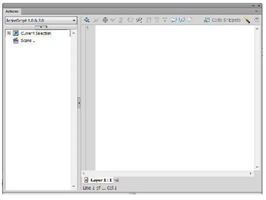 Gambar 4. Panel Actions