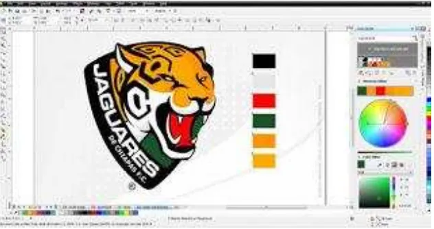 Gambar 5. Halaman Kerja Corel Draw X6