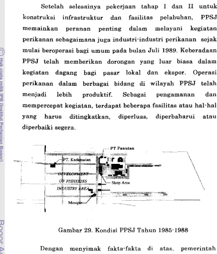 Gambar 29. Kondisi PPSJ Takun 1985- 1988 