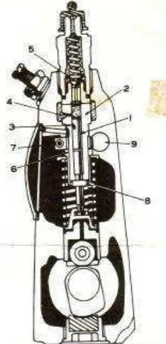 Gambar 21. Elemen pompa injeksi sebaris 
