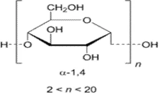 Gambar 9. Struktur molekul glukomannan (Anonim 2009h) 