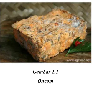Gambar 1.1 Oncom 