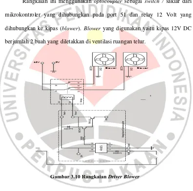 Gambar 3.10 Rangkaian Driver Blower 