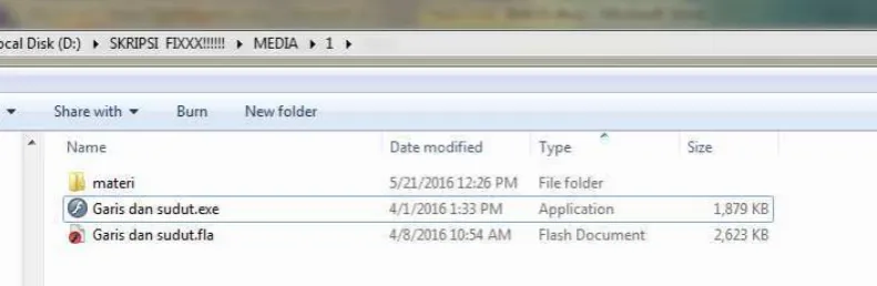Gambar 2.1 Tampilan File Program Media 