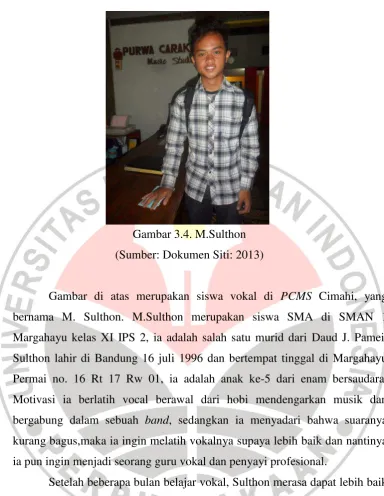 Gambar 3.4. M.Sulthon 