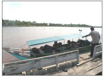 Gambar 4.  Sungai sebagai Akses Transportasi 
