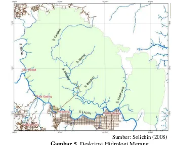 Gambar 5. Deskripsi Hidrologi Merang 