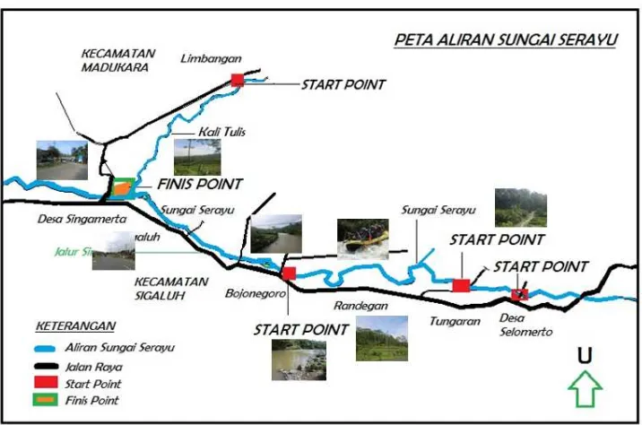 Gambar 1.1: Peta Aliran Sungai Serayu 