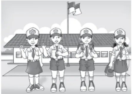 gambar 7 disiplin berpakaian seragam