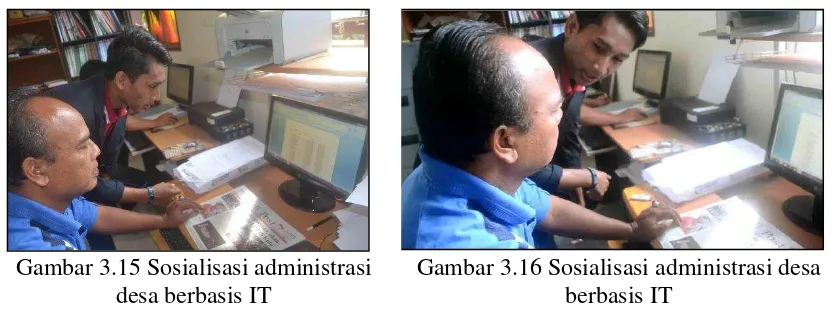 Gambar 3.15 Sosialisasi administrasi 