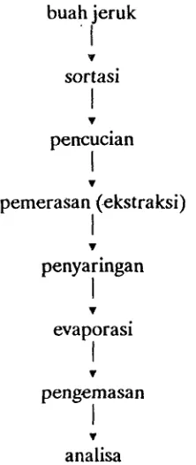 Gambar 1. Proses pembuatan konsentrat 