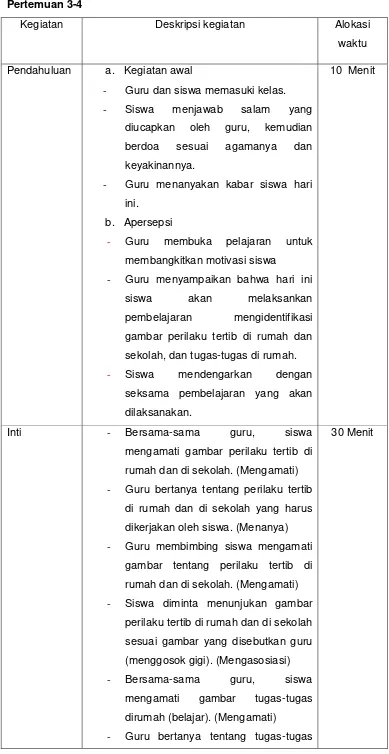 gambar perilaku tertib di rumah dan 