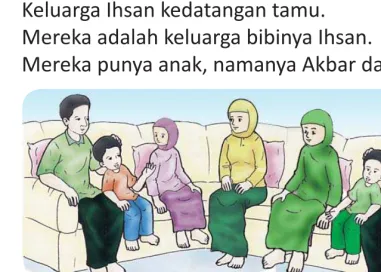 Gambar 6.1:Bertamu ke rumah Ihsan
