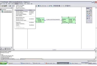 Gambar 2.8 Generate Database. 