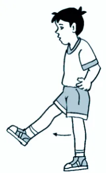 gambar 6tumpuan pada kaki kiri