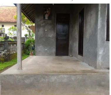 Gambar 5. Kondisi halaman rumah I Nyoman Budiana 
