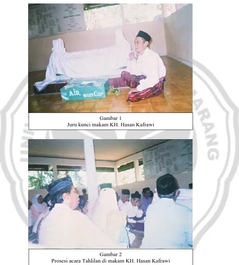 Gambar 1 Juru kunci makam KH. Hasan Kafrawi 