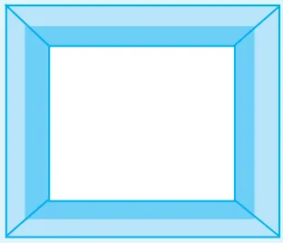 Gambar pigura di atas merupakan salah satu contoh bendayang memiliki 4 buah sudut.