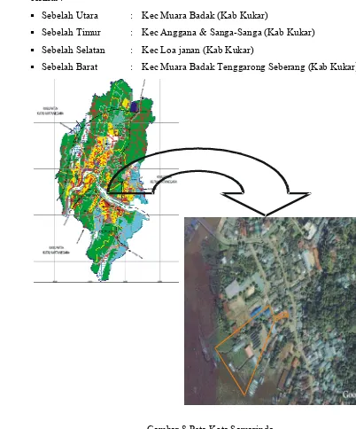 Gambar 8 Peta Kota Samarinda  