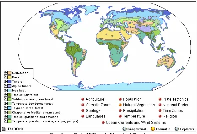 Gambar: Peta Wilayah Vegetasi Dunia 