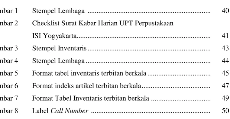 Gambar 1 Stempel Lembaga ...................................................................