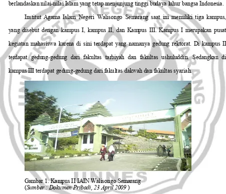 Gambar 1. Kampus II IAIN Walisongo Semarang 