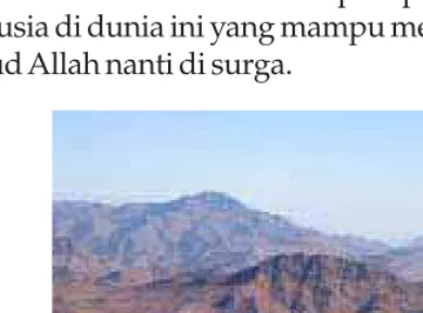Gambar 2.2 Gunung Sinai di Mesir