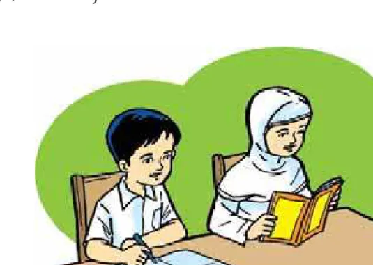 Gambar 3.3 Sikap tekun belajar.