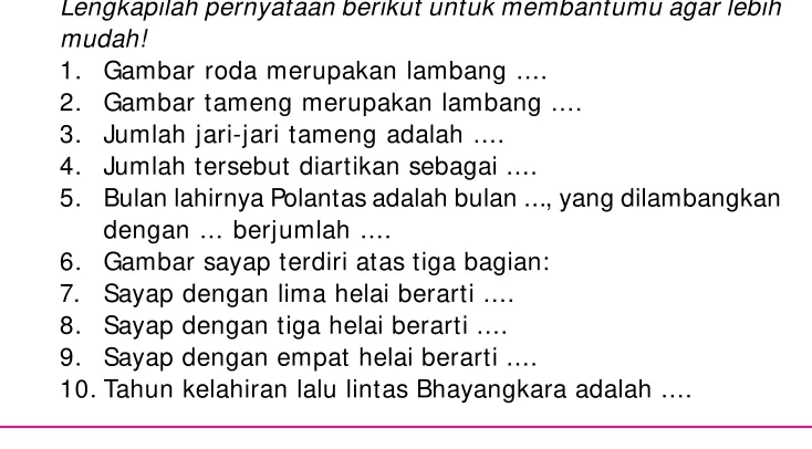 Gambar roda merupakan lambang ....