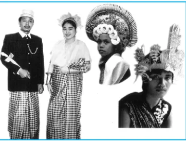 Gambar 4.5 Keanekaragaman budaya, aga-ma, dan suku bangsa di wilayah Nusantaratercermin dalam semboyan BhinnekaTunggal Ika